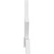 Ekena Millwork Vanguard Architectural Grade PVC Gable Bracket, 96"W x 28"H x 2"D x 4"F, 7/12 Pitch GBP096X28X0204VAN00 - alternate 5